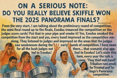 On a Serious Note: Do You Really Believe Skiffle Won the 2025 Panorama Finals?
