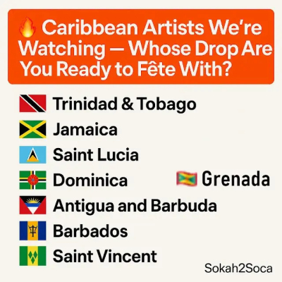 Caribbean Artists We’re Watching — Whose Drop Are You Ready to Fête With?