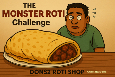 The MONSTER ROTI Challenge: A Battle of Belly vs. Bravery